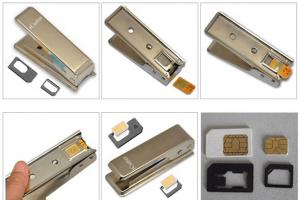 Micro немесе Nano үшін SIM картасын қалай кесуге болады?