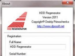 Қатты дискіні тексеру үшін HDD Regenerator қалай пайдалануға болады Регенератор жұмыс істеп тұр